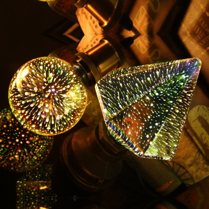 firework inspired led light bulbs