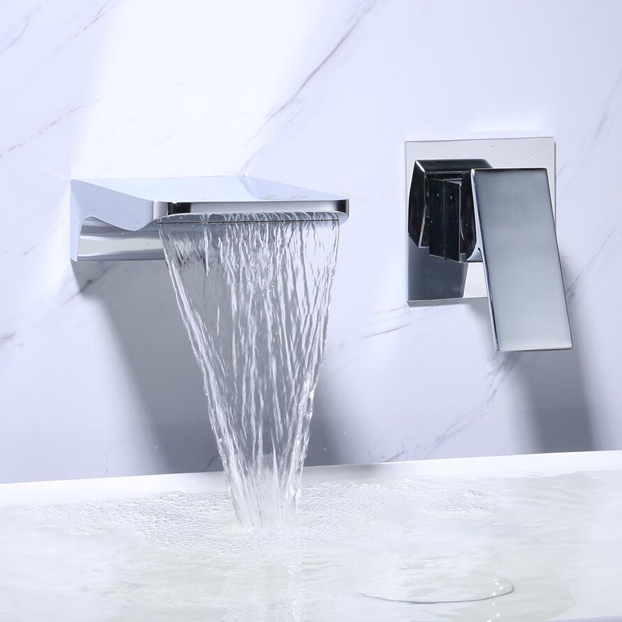 Modern Wall Mounted Faucet for Bathrooms