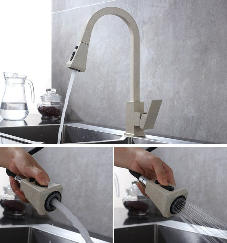 Grifo de cocina extraíble moderno
