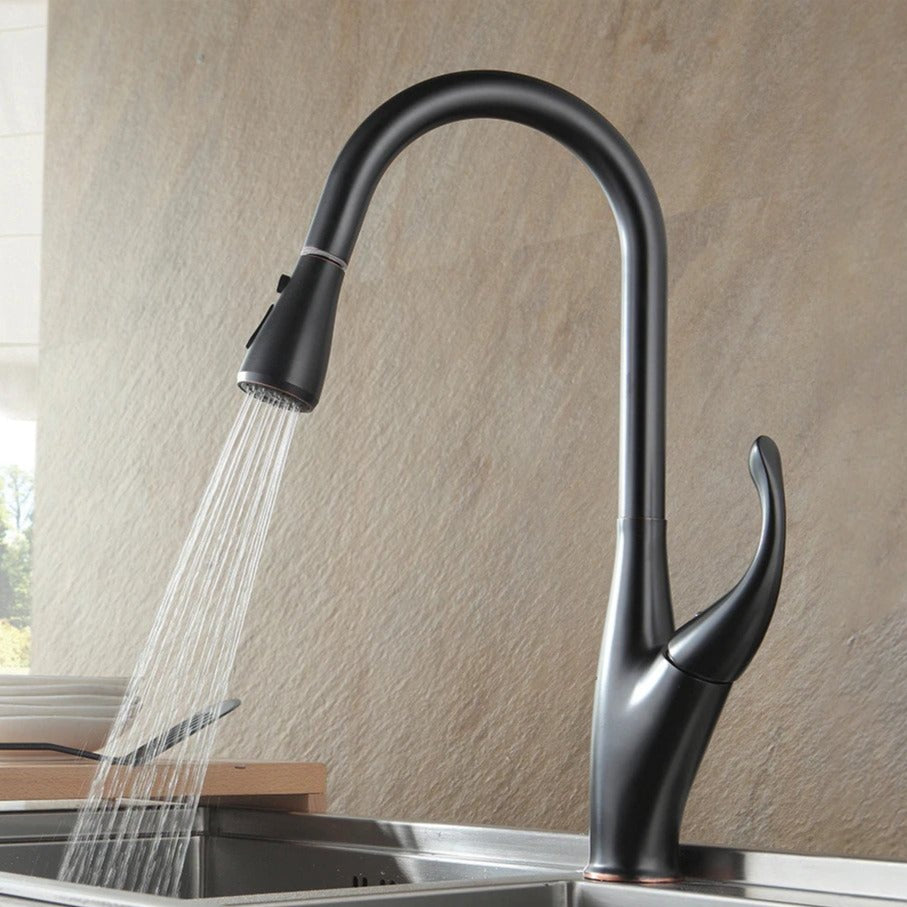 Rayford - Modern Retractable Kitchen Faucet