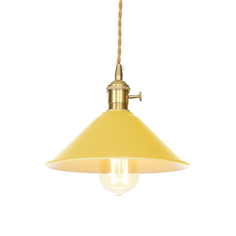 Colorful Vintage Plated Pendant Lights