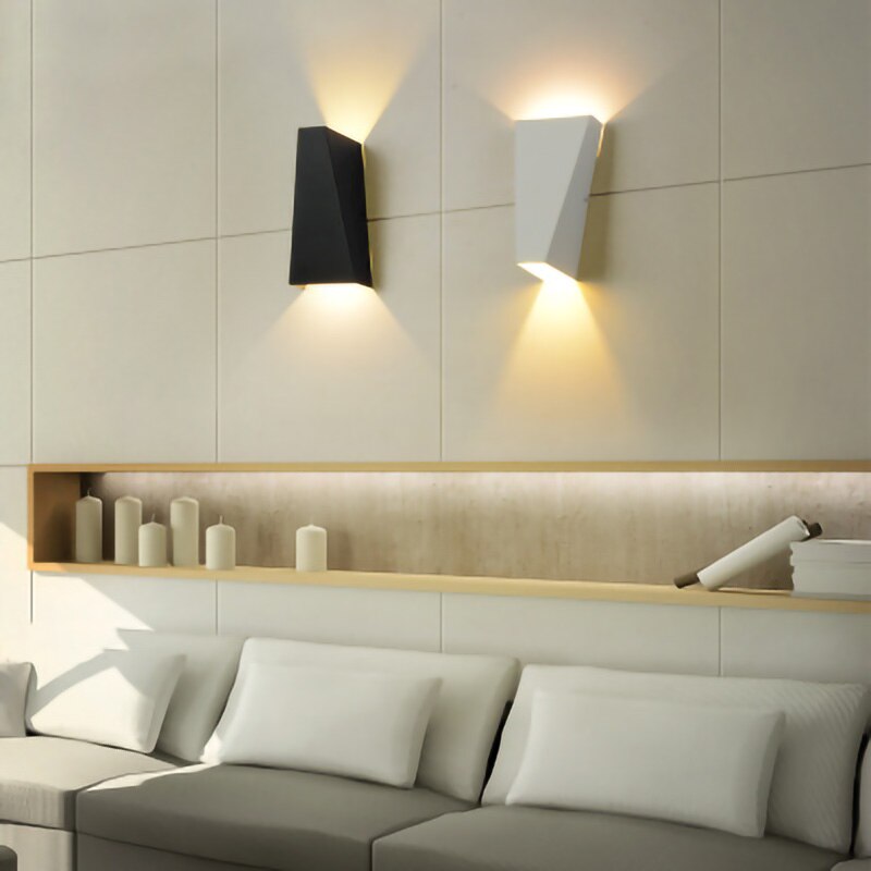 Lámpara de pared LED geométrica moderna