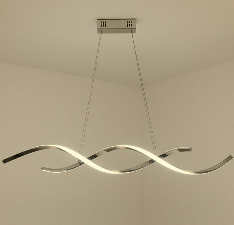 Luminaire suspendu hélicoïdal moderne