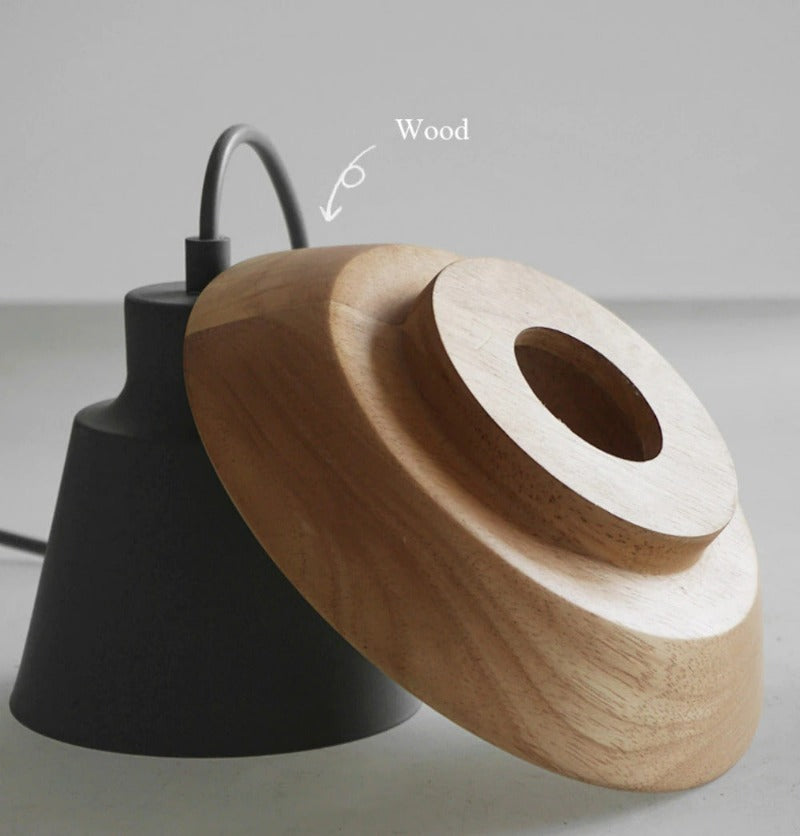 Lámparas colgantes de madera nórdica