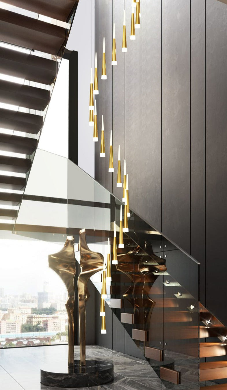 Modern Stairway Chandelier