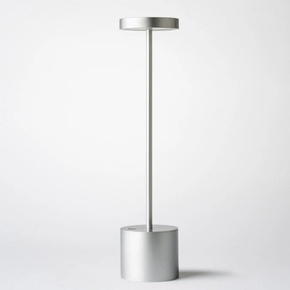 silver modern led dining and table lamp