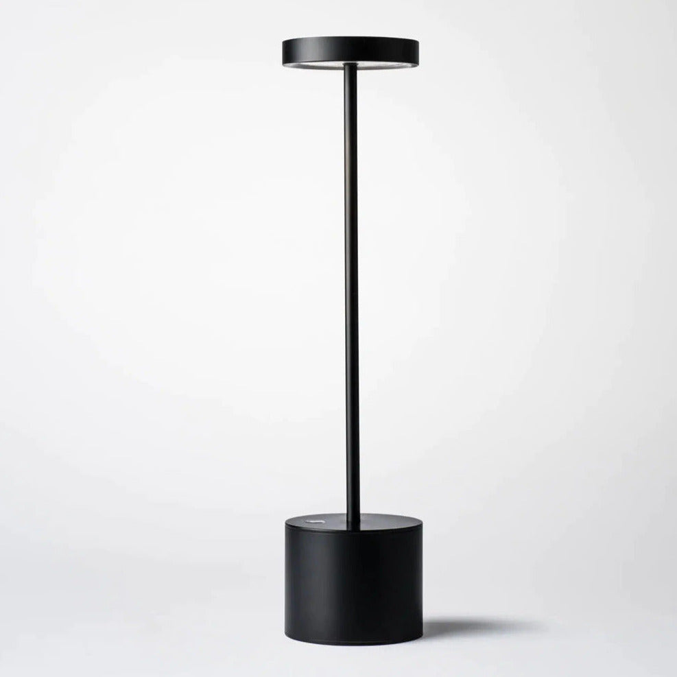 black modern led dining and table lamp