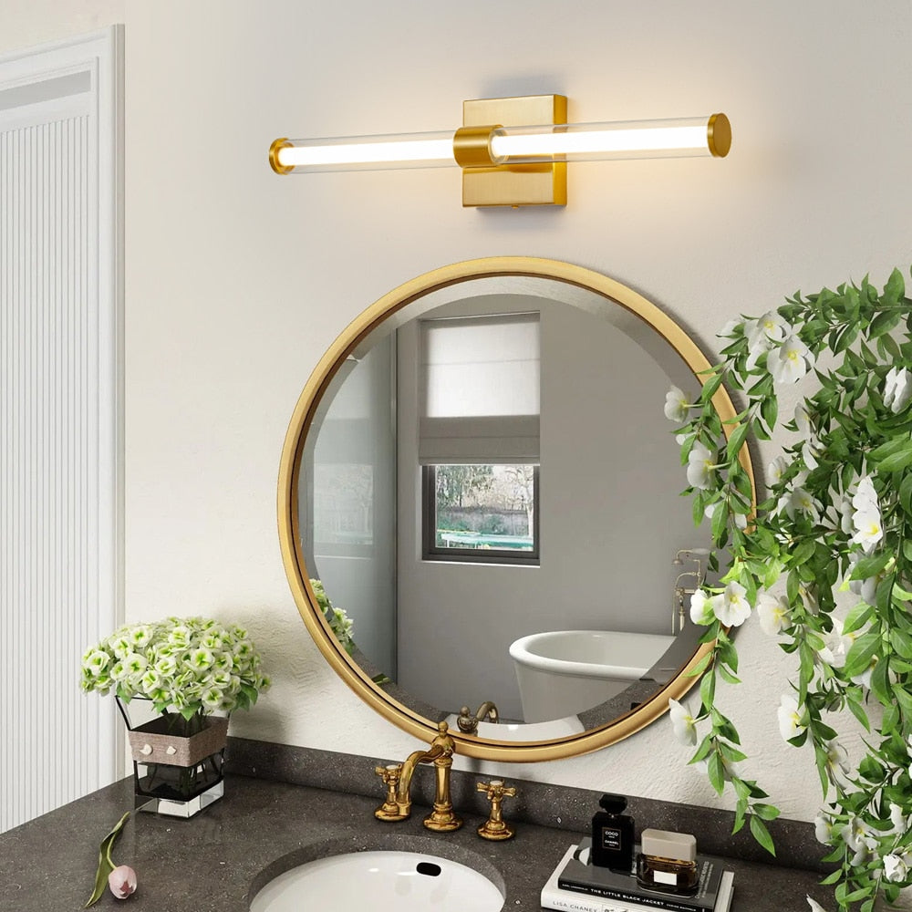 Vanity mirror wall sconce for bathroom