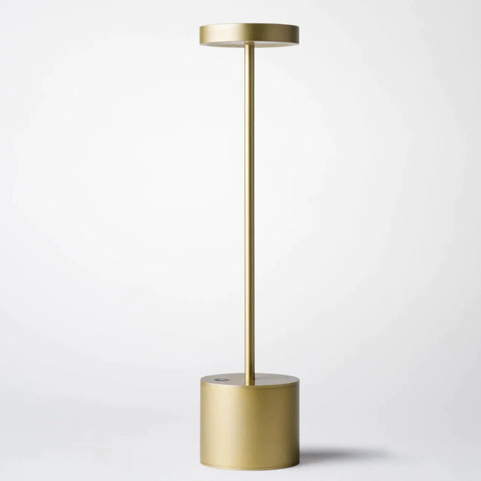 gold modern led dining and table lamp