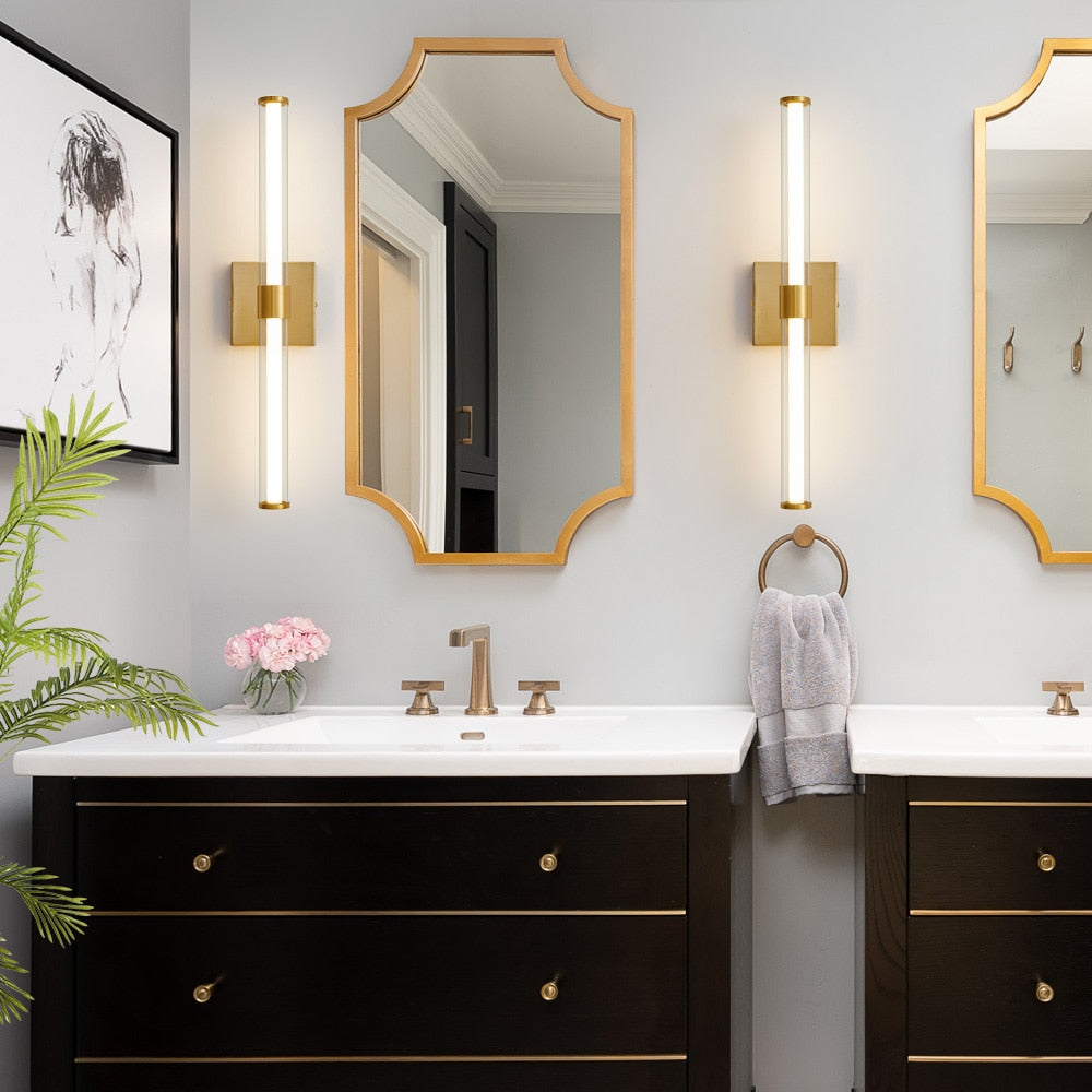 Jansen two-bulb wall sconce