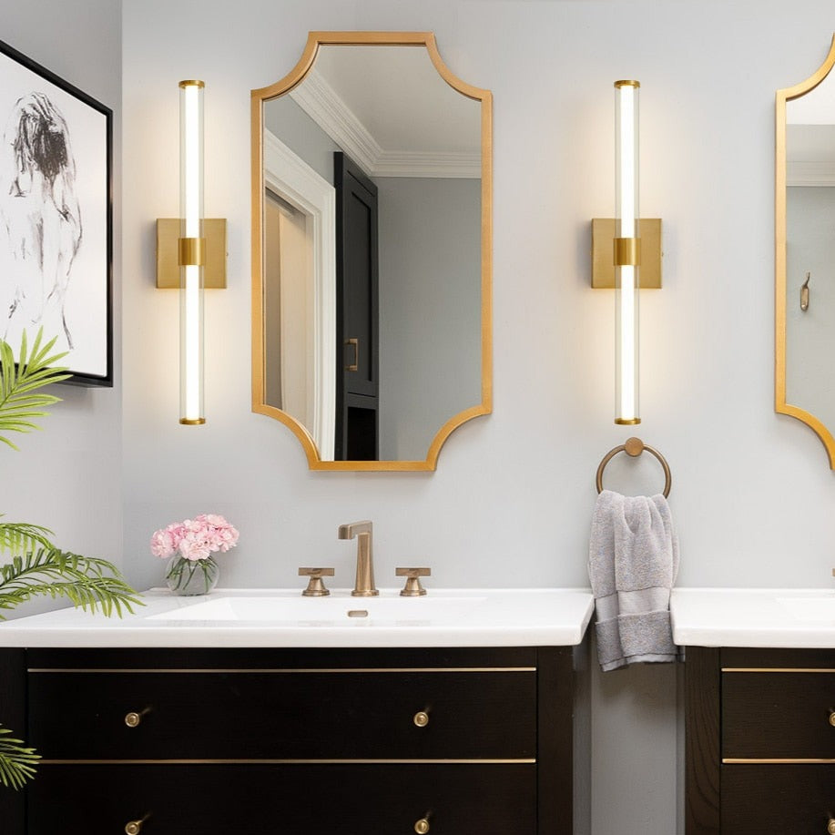 Jansen Two-Bulb LED Wall Sconce for Bathroom and Powder Room