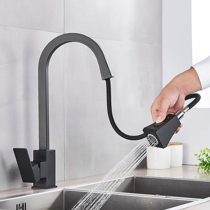 Grifo de cocina extraíble moderno
