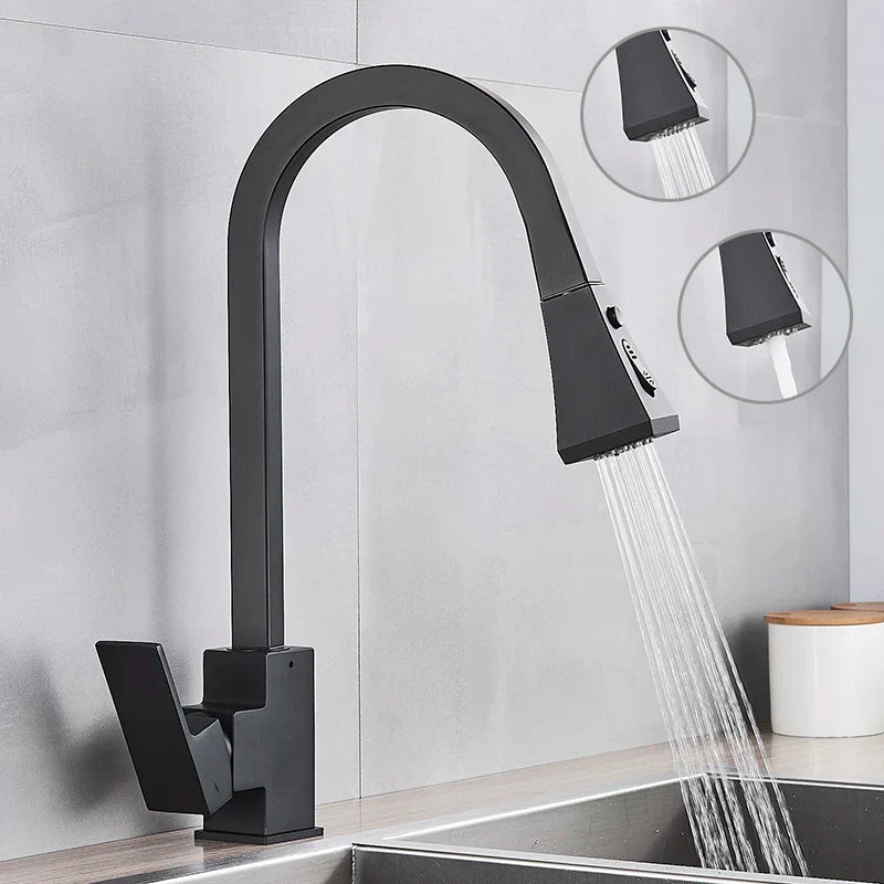 Grifo de cocina extraíble moderno