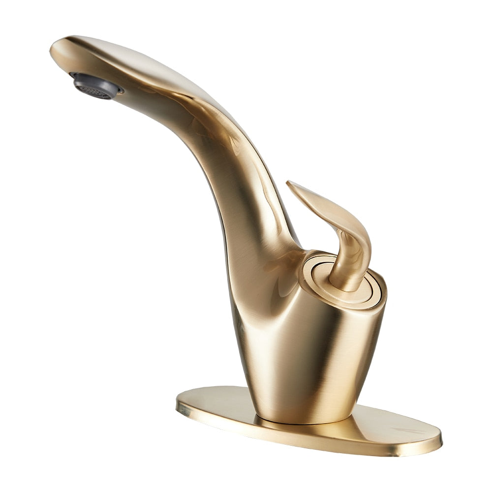 Vita - Modern Curved Bathroom Faucet