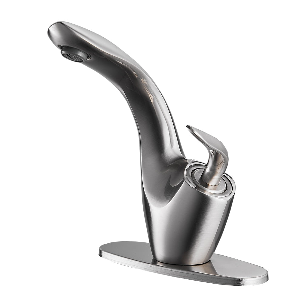 Vita - Modern Curved Bathroom Faucet