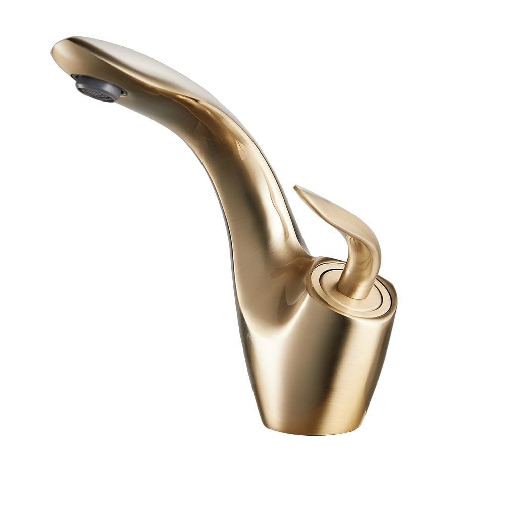 Vita - Modern Curved Bathroom Faucet