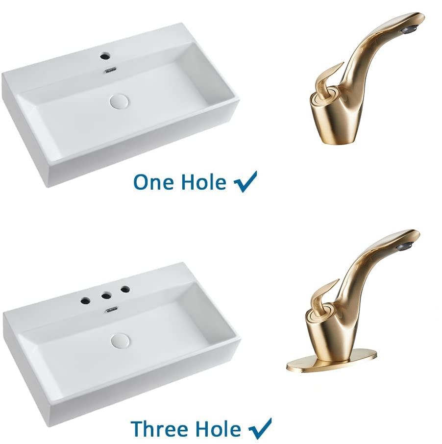 Vita - Grifo de baño curvo moderno