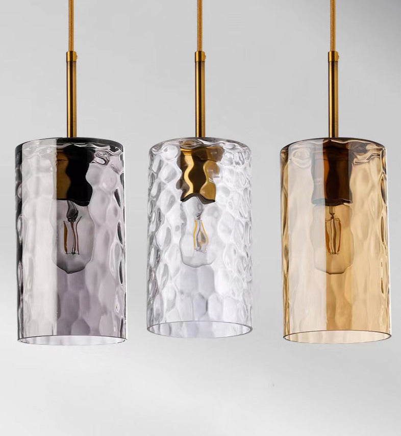 tinted glass classic american pednant light fixtures
