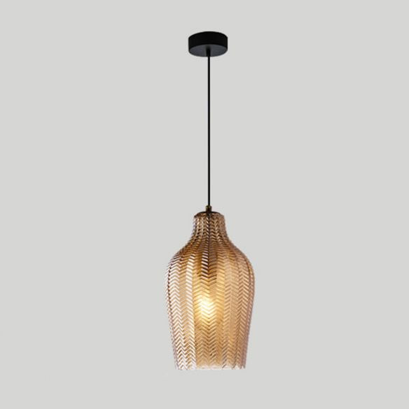 Jasper - Suspensions en verre texturé