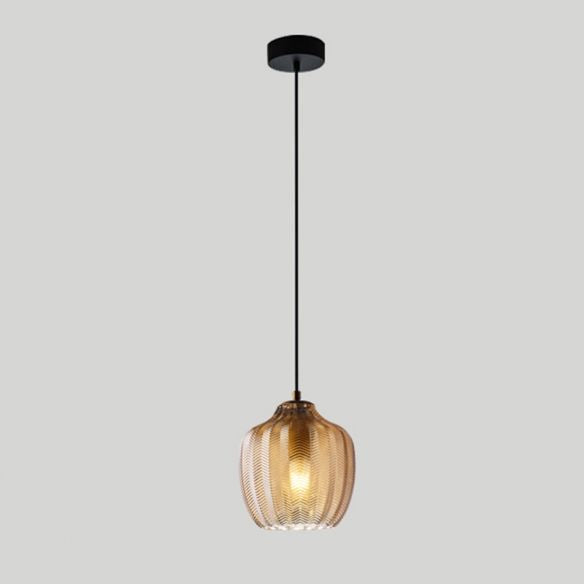 Jasper - Suspensions en verre texturé