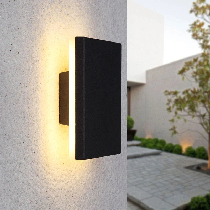 Modern Outdoor Wall LED Disc Lights
