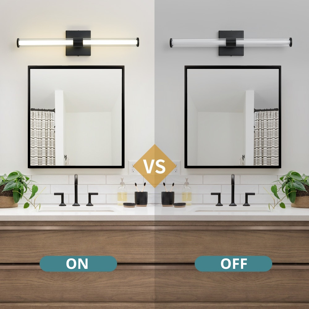 Aplique de pared/tocador LED de dos focos