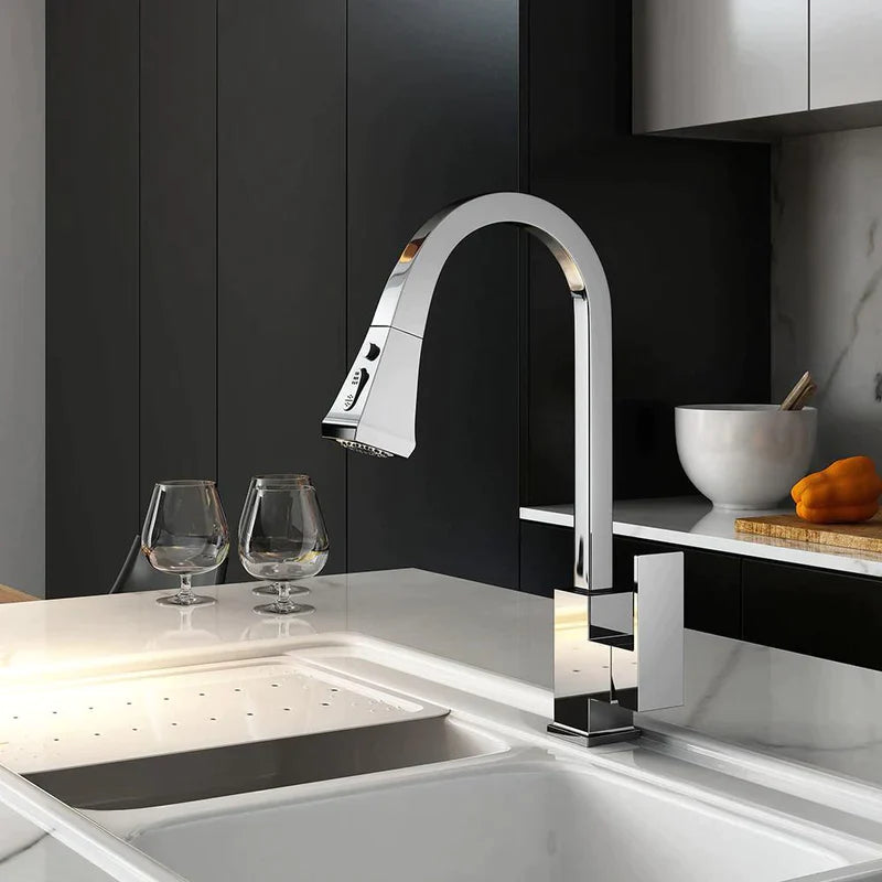 Grifo de cocina extraíble moderno
