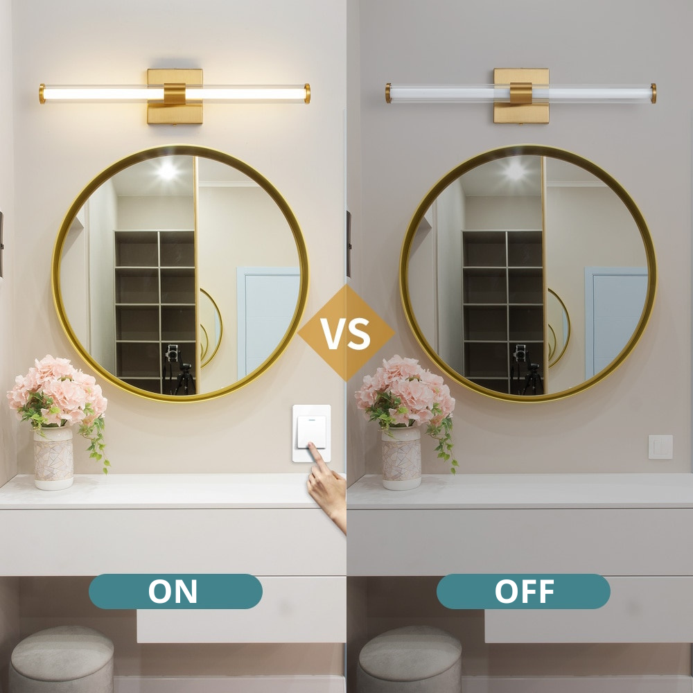 Aplique de pared/tocador LED de dos focos
