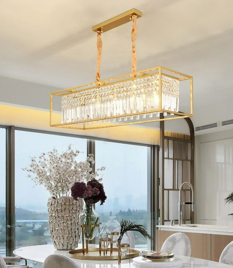 Modern Glass Crystal Chandelier for dining table