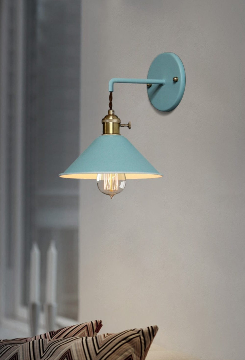 Industrial chic wall lamps