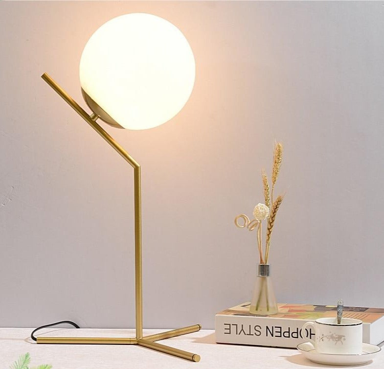 Frosted Glass Table Lamp