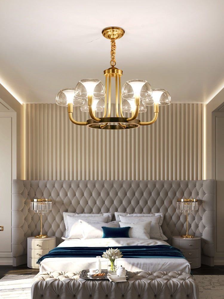modern bedroom chandelier