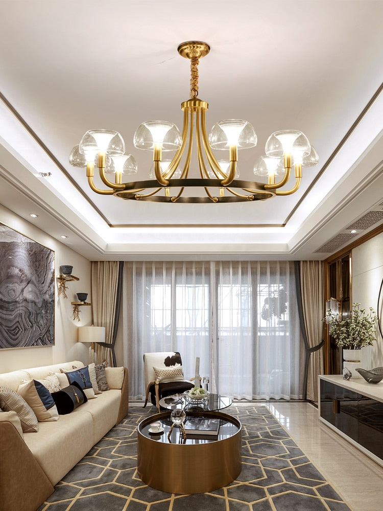 classic chandelier for living room