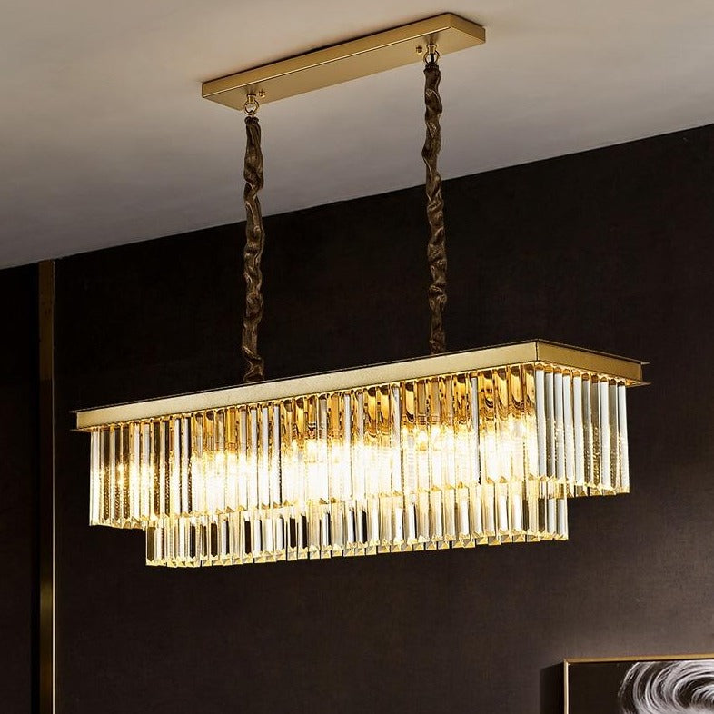 Modern Glass Crystal Chandelier
