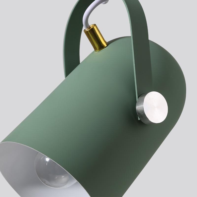 Green modern drop light