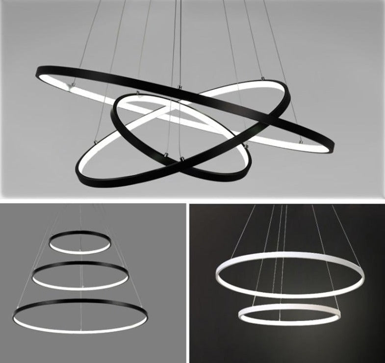 Modern LED Ring Chandelier