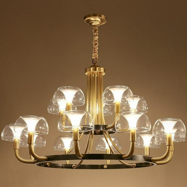 modern fountain chandelier