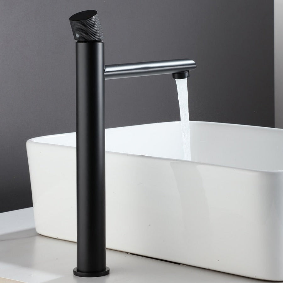 Modern tall bathroom faucet