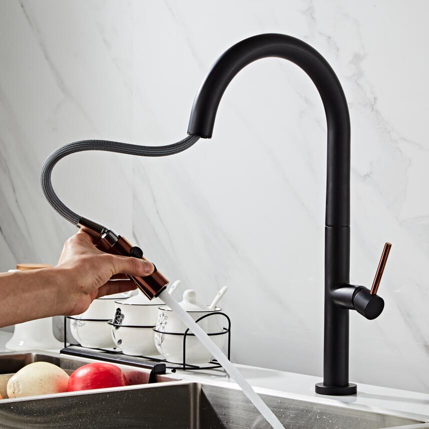Lidia - Robinet de cuisine rétractable moderne