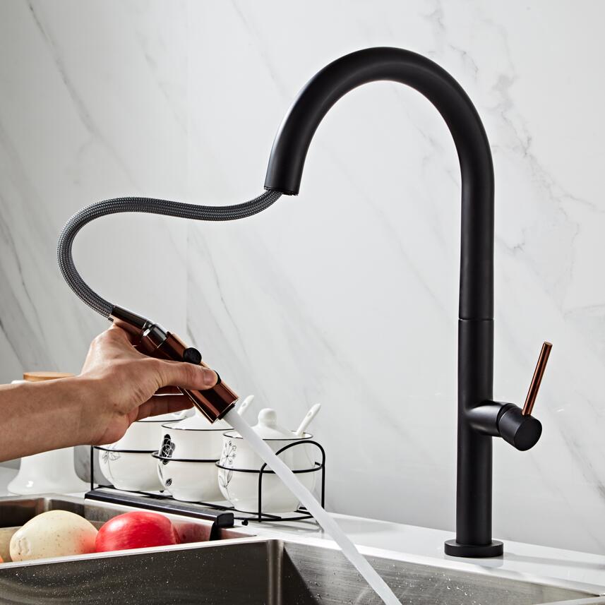 Lidia - Modern Retractable Kitchen Faucet