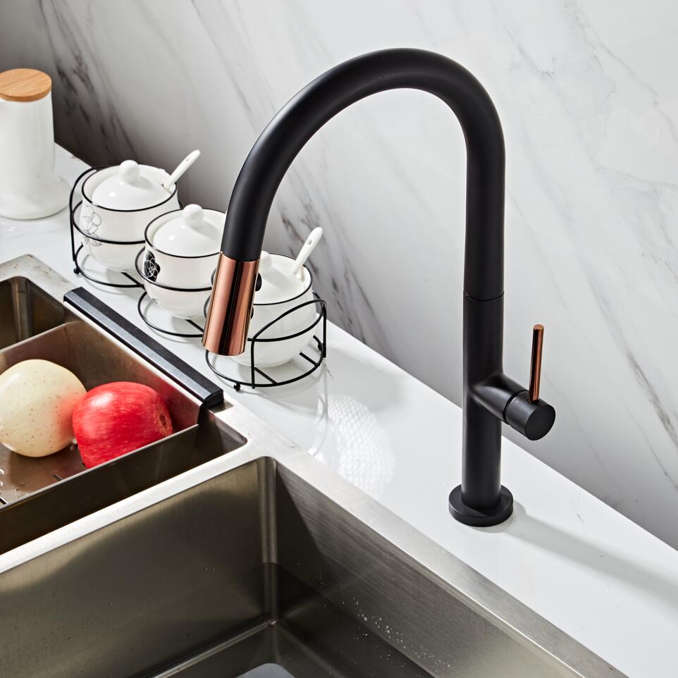 Lidia - Robinet de cuisine rétractable moderne