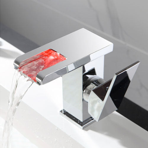 Robinet de salle de bain original à LED changeant de couleur