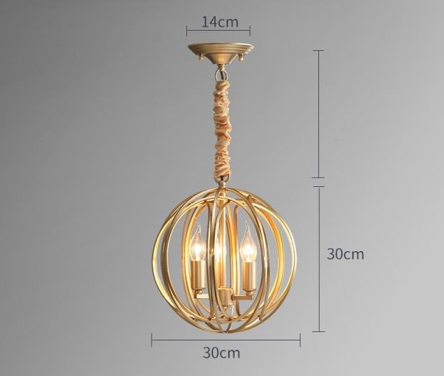 Solana - Modern Cage Chandelier