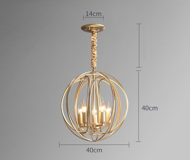 Solana - Modern Cage Chandelier