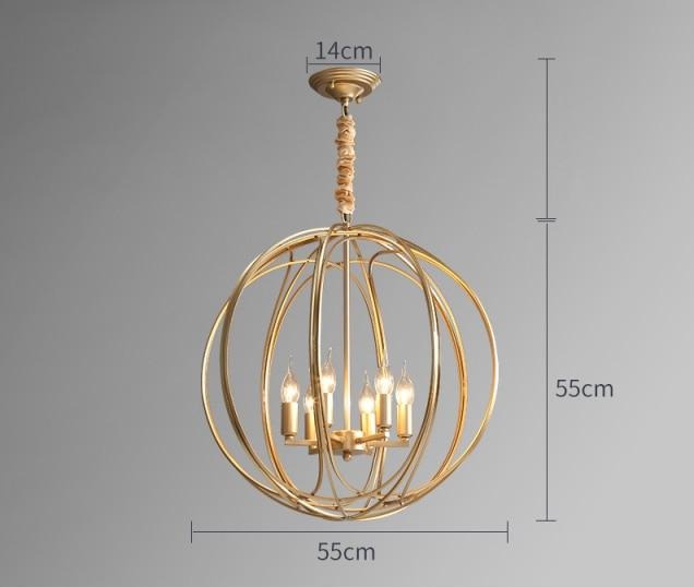 Solana - Modern Cage Chandelier