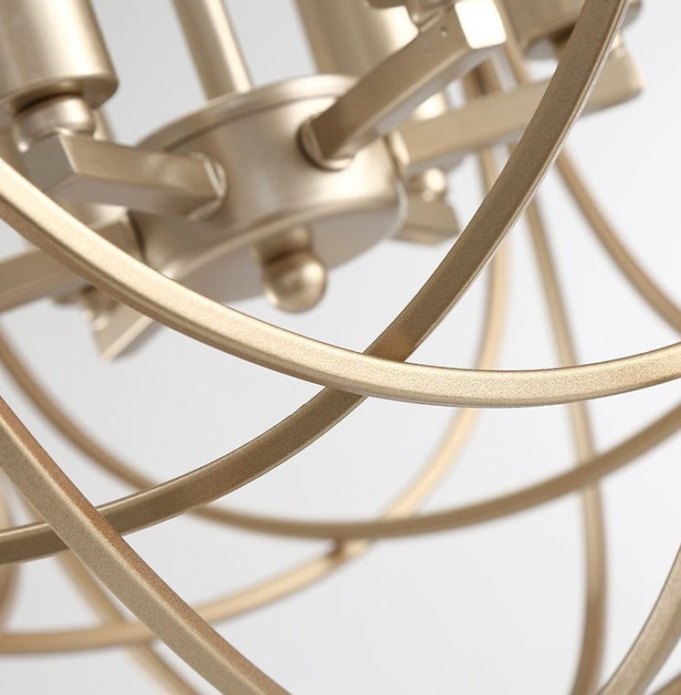 Solana - Modern Cage Chandelier