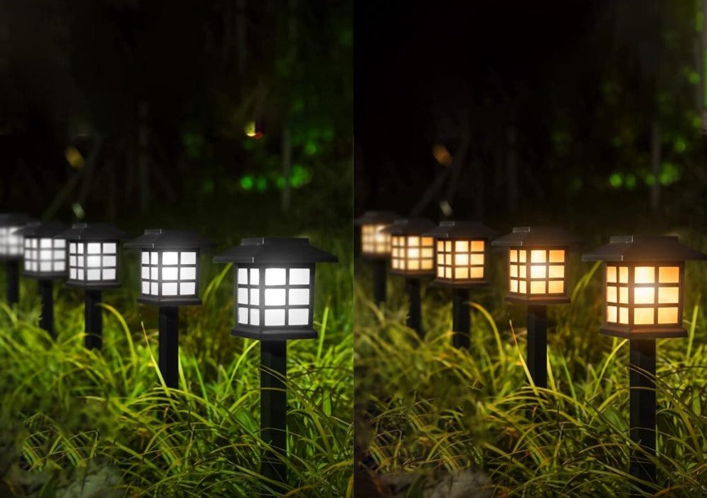 Luces solares clásicas para caminos