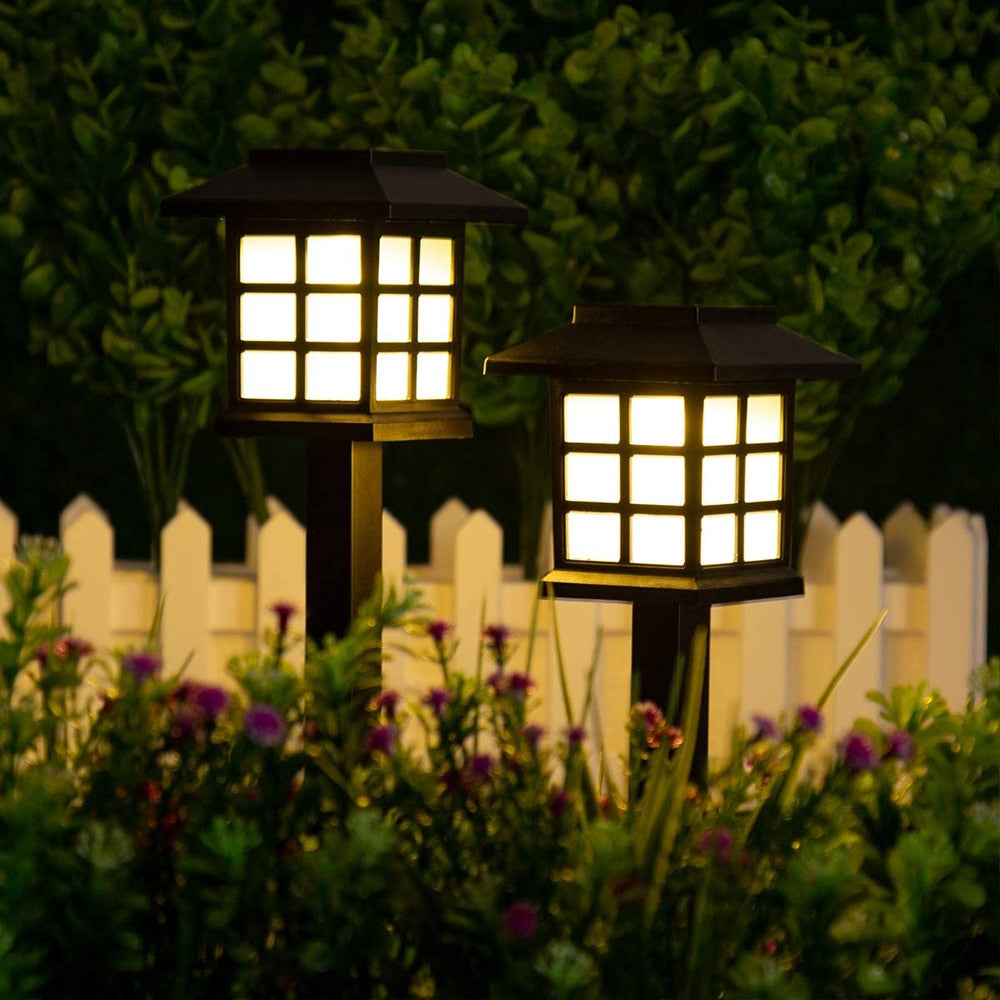Luces solares clásicas para caminos