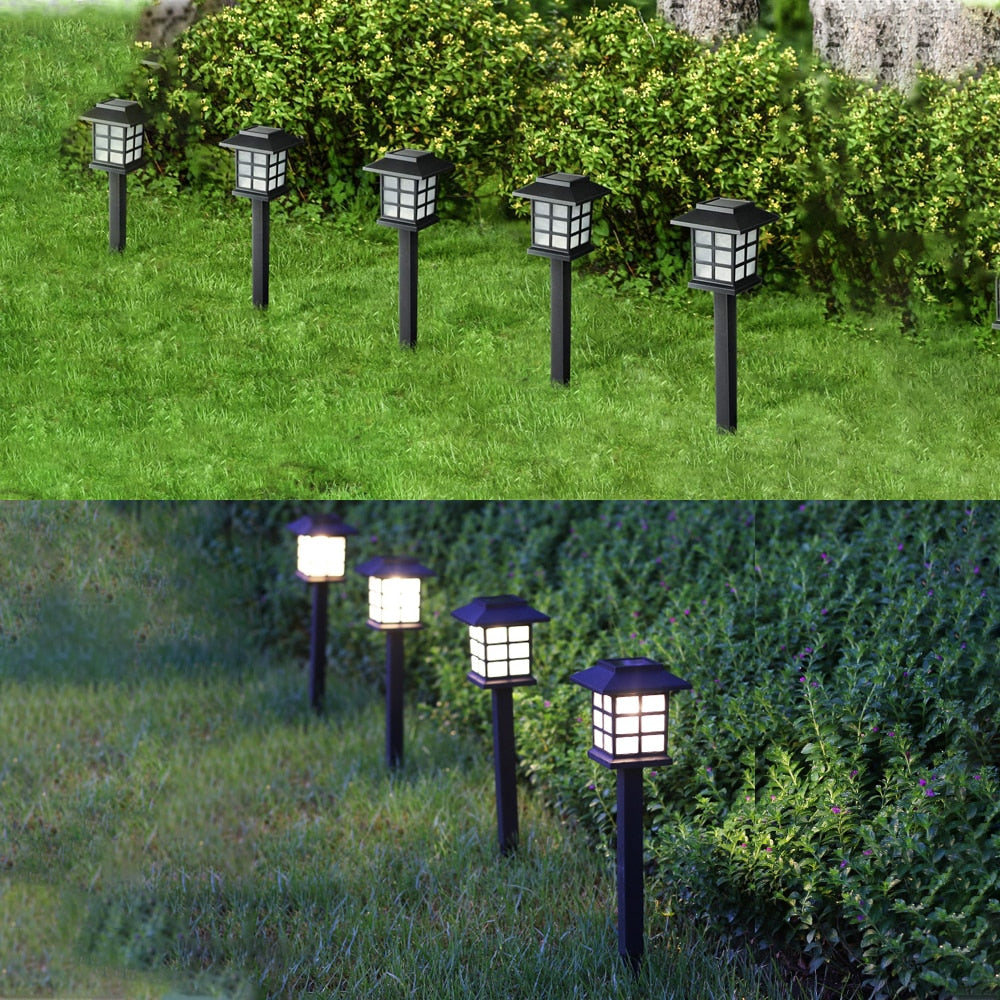Luces solares clásicas para caminos