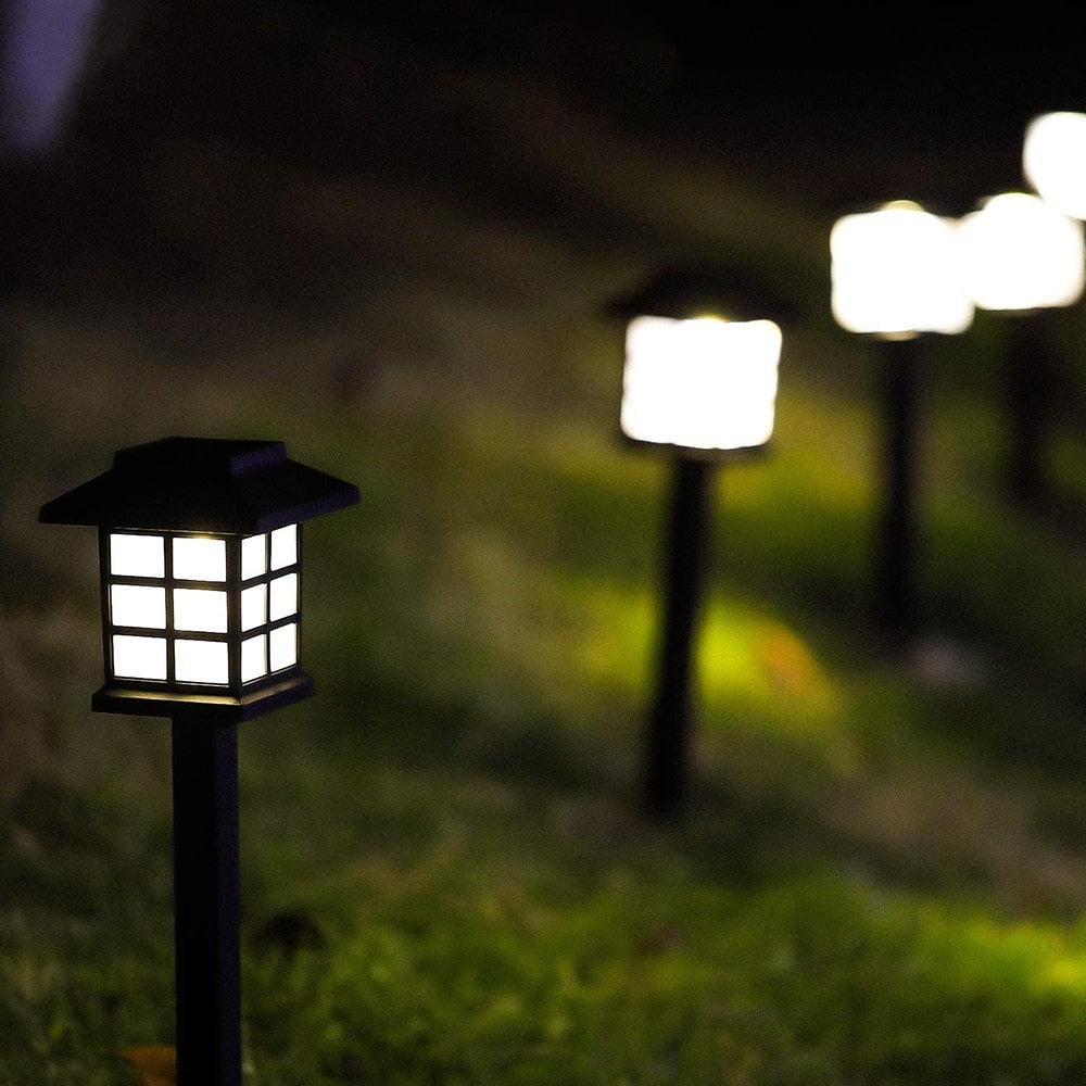 Luces solares clásicas para caminos